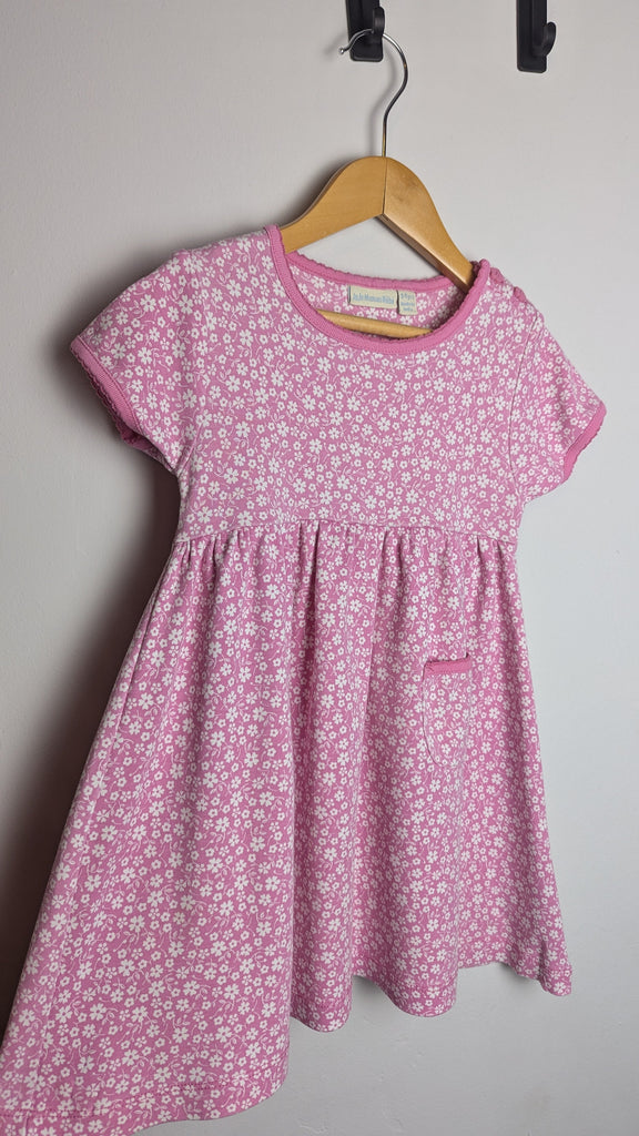 Jojo Maman Bebe Pink Floral Dress - Girls 3-4 Years Little Ones Preloved Used, Preloved, Preworn & Second Hand Baby, Kids & Children's Clothing UK Online. Cheap affordable. Brands including Next, Joules, Nutmeg Morrisons, TU, F&F, H&M.