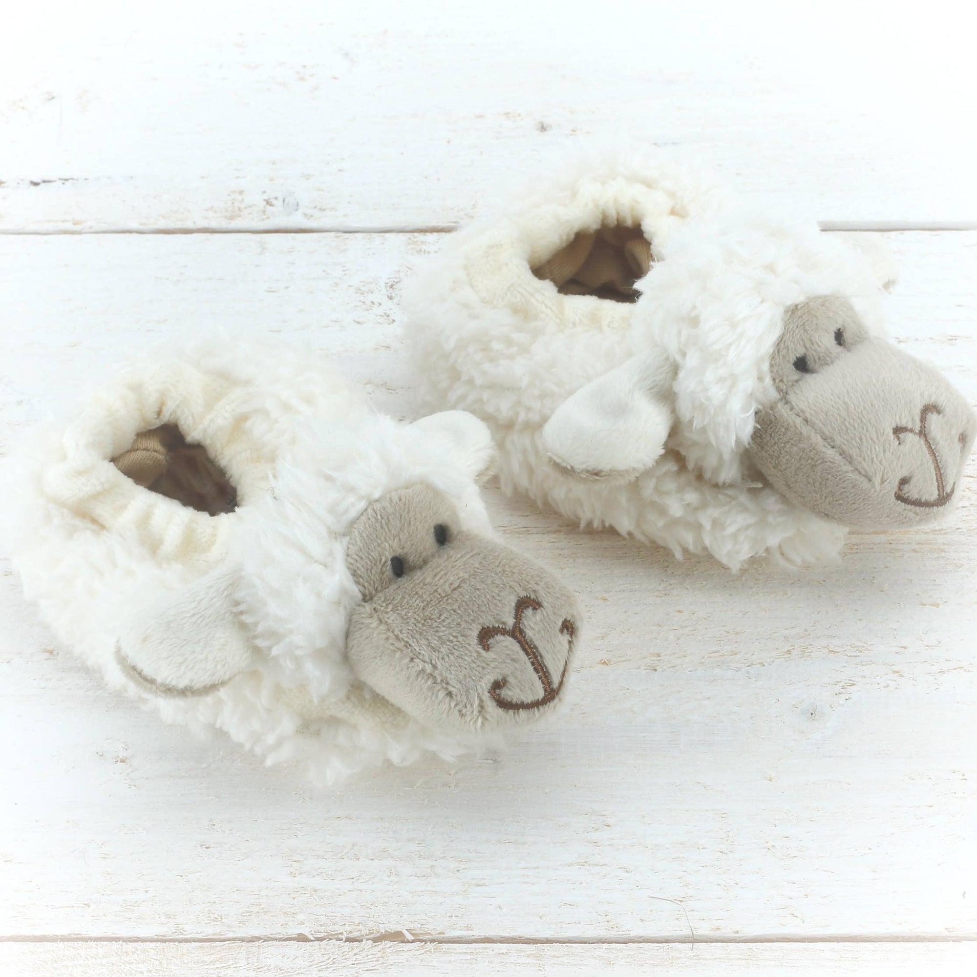 Jomanda Sheep Soft Plush Baby Slippers House Shoes, 0 - 6 months - Little Ones Preloved. Second Hand Children's & Preloved Baby, Kids, Girls & Boys Clothes. UK online