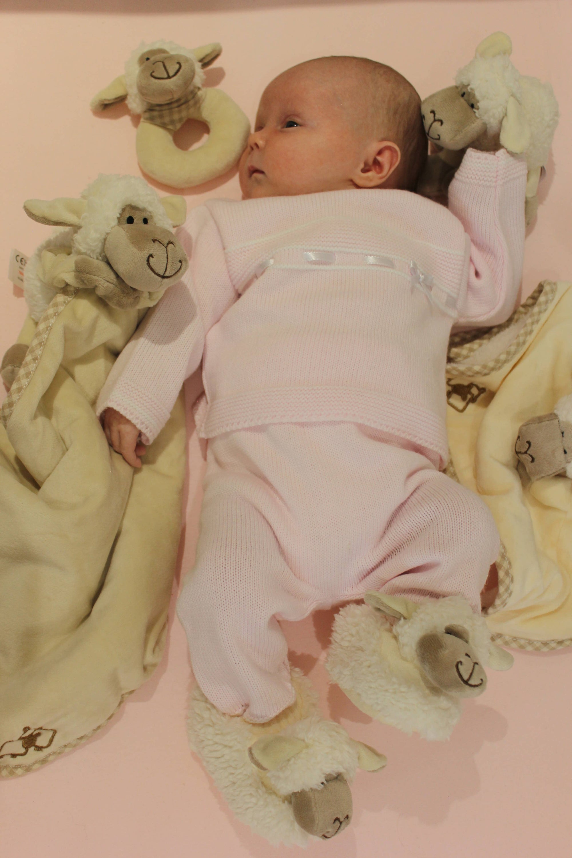 Jomanda Sheep Soft Plush Baby Slippers House Shoes, 0 - 6 months - Little Ones Preloved. Second Hand Children's & Preloved Baby, Kids, Girls & Boys Clothes. UK online