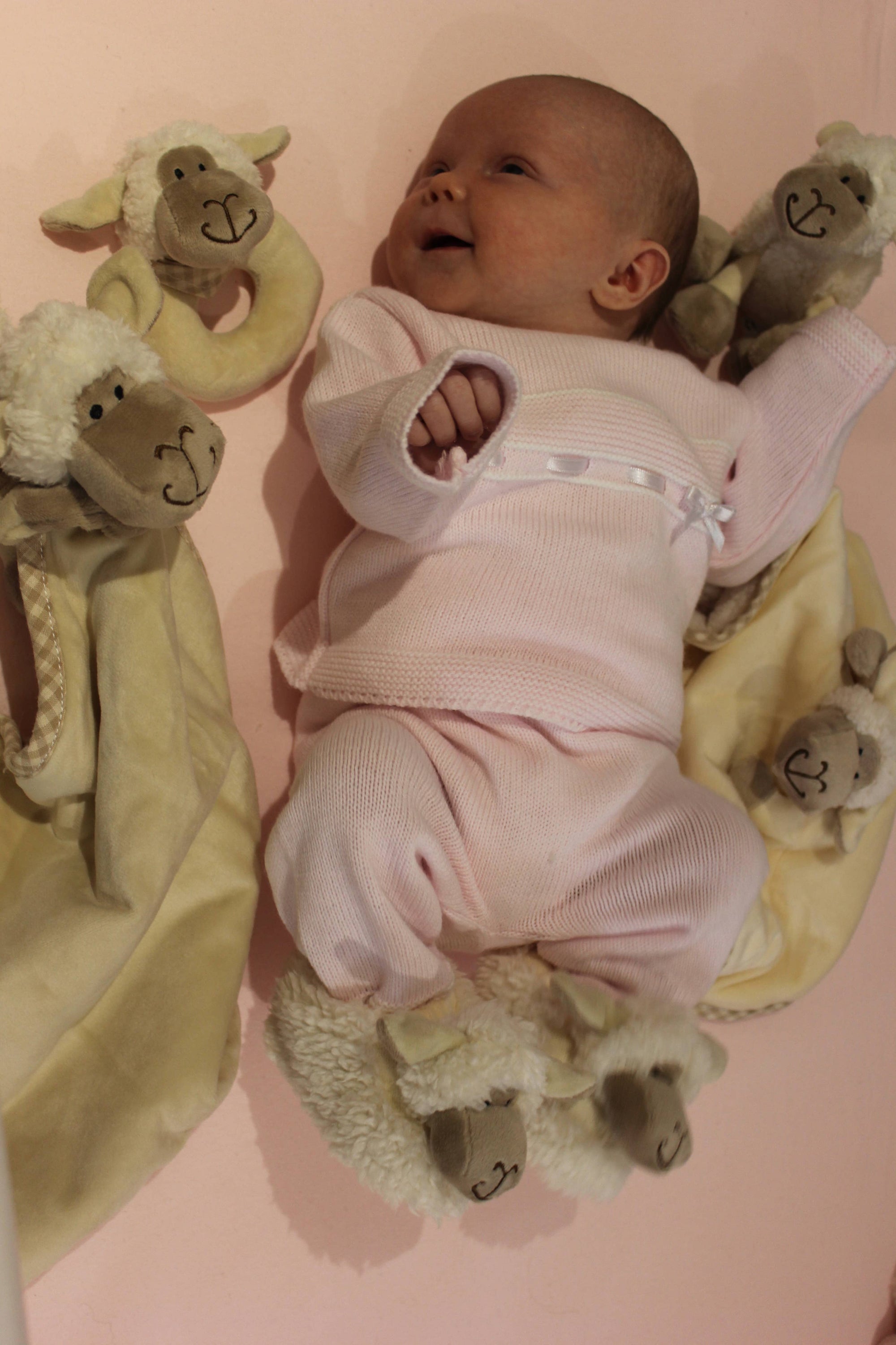 Jomanda Sheep Soft Plush Baby Slippers House Shoes, 0 - 6 months - Little Ones Preloved. Second Hand Children's & Preloved Baby, Kids, Girls & Boys Clothes. UK online