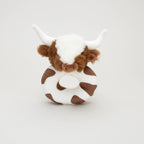 Jomanda Texas Longhorn Highland Brown Cow Baby Plush Rattle 10cm - Little Ones Preloved. Second Hand Children's & Preloved Baby, Kids, Girls & Boys Clothes. UK online