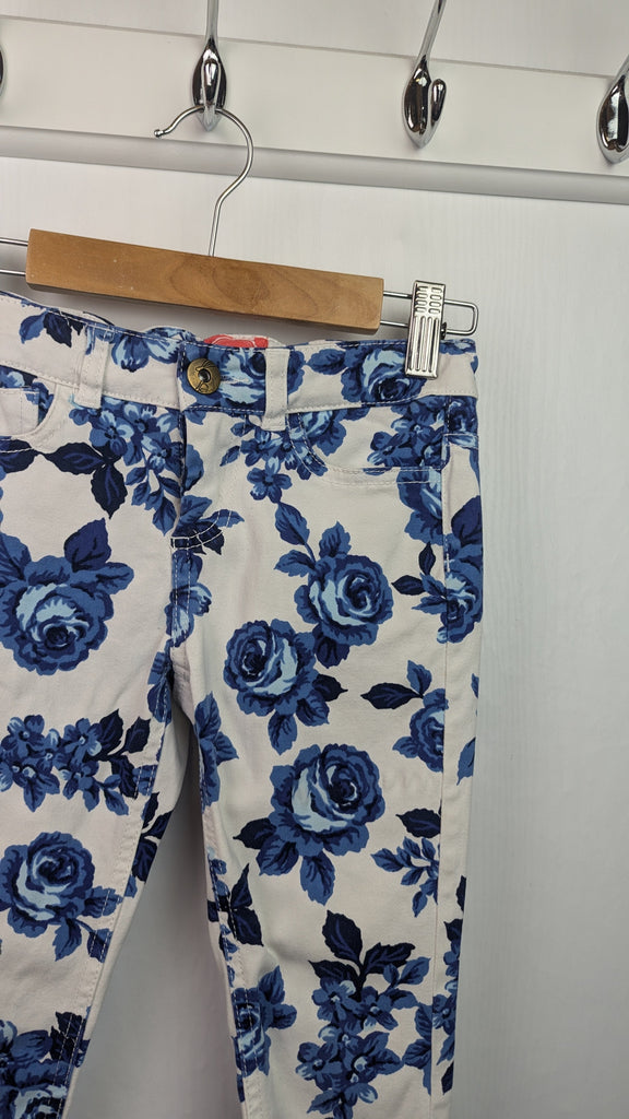 Joules Blue Floral Cropped Trousers - Girls 5 Years Joules Used, Preloved, Preworn & Second Hand Baby, Kids & Children's Clothing UK Online. Cheap affordable. Brands including Next, Joules, Nutmeg Morrisons, TU, F&F, H&M.