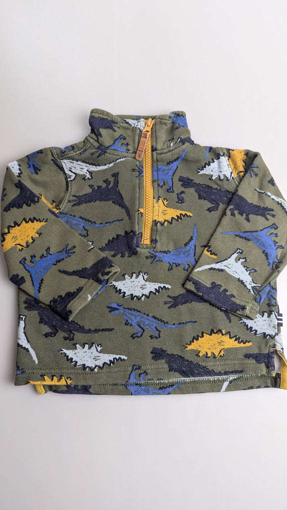 Joules Green Dinosaur Zip Jumper - Boys 1 Year Joules Used, Preloved, Preworn & Second Hand Baby, Kids & Children's Clothing UK Online. Cheap affordable. Brands including Next, Joules, Nutmeg Morrisons, TU, F&F, H&M.