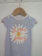 Joules Striped Daisy Romper - Girls 3 - 6 Months - Little Ones Preloved. Second Hand Children's & Preloved Baby, Kids, Girls & Boys Clothes. UK online