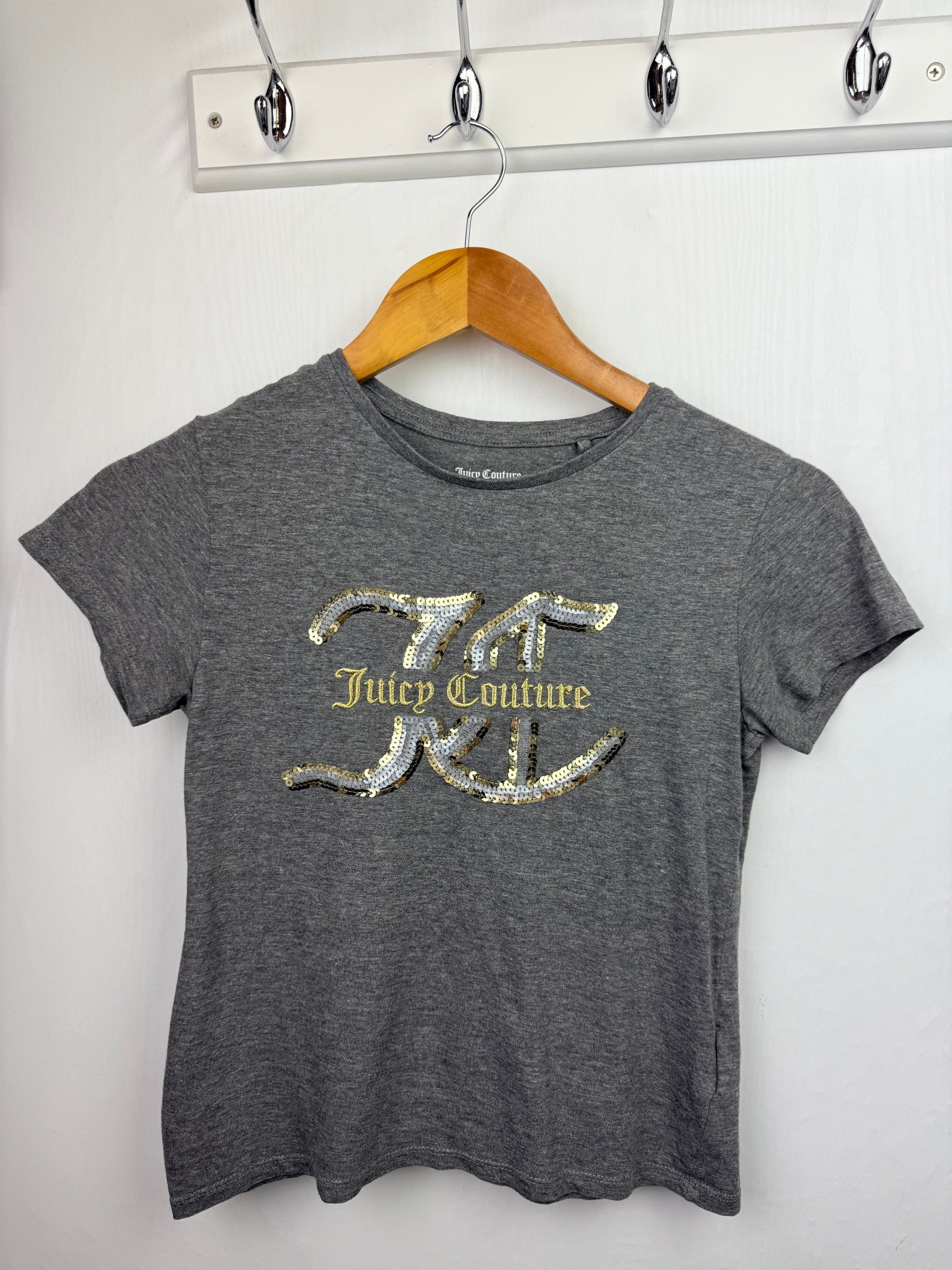 Juicy Couture Grey Sequin Top - Girls 10 - 11 Years - Little Ones Preloved. Second Hand Children's & Preloved Baby, Kids, Girls & Boys Clothes. UK online