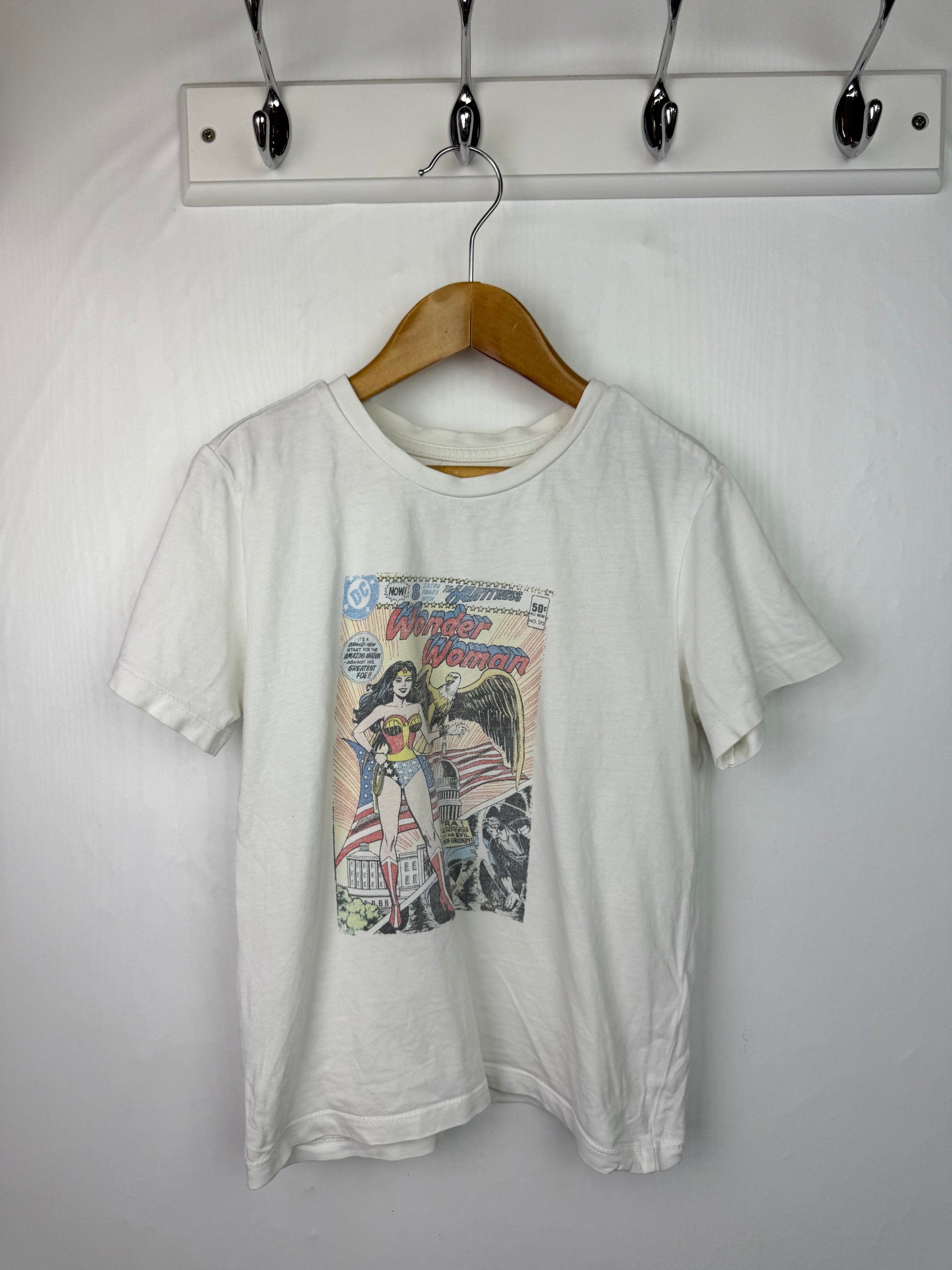 Justice League Wonder Woman Top - Girls 7 - 8 Years - Little Ones Preloved. Second Hand Children's & Preloved Baby, Kids, Girls & Boys Clothes. UK online