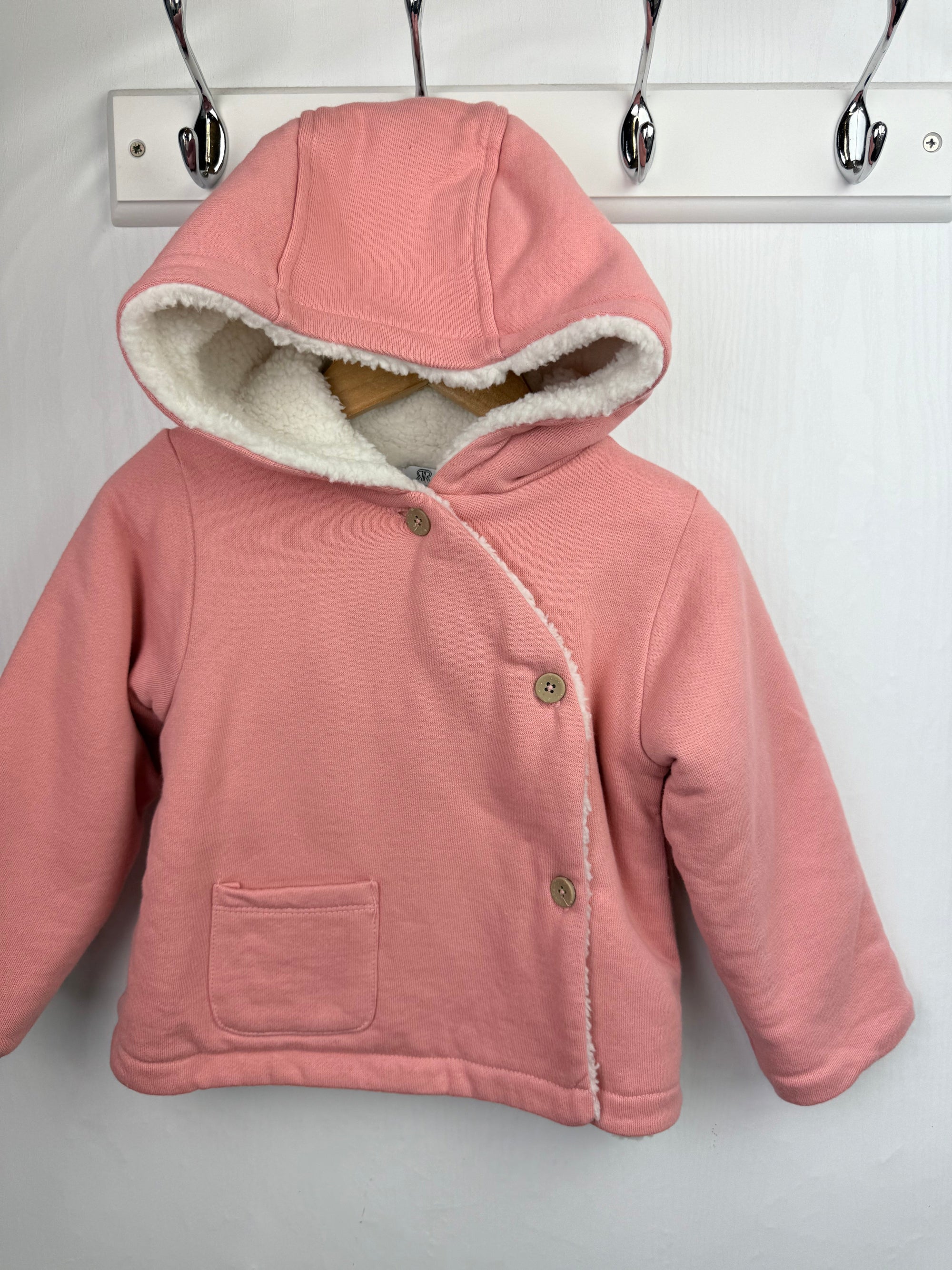 La Redout Fluffy Lined Hooded Coat - Girls 2 Years - Little Ones Preloved. Second Hand Children's & Preloved Baby, Kids, Girls & Boys Clothes. UK online