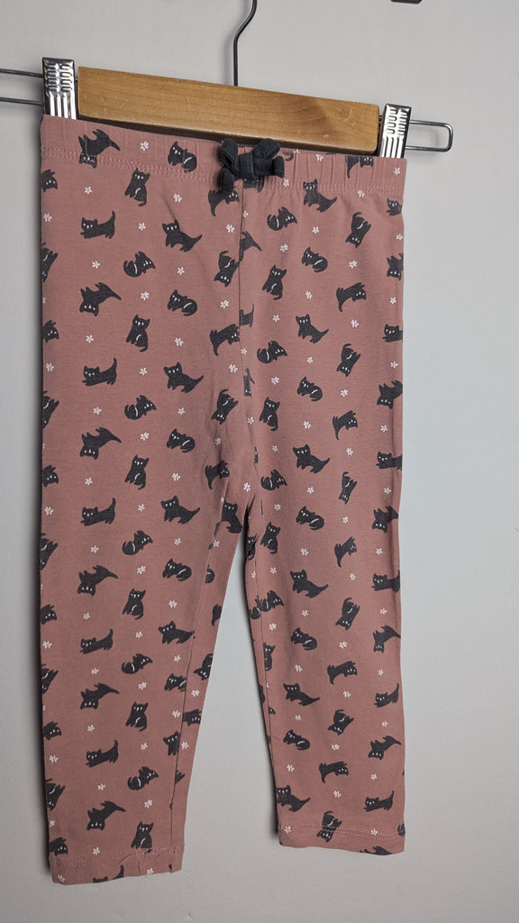 La Redoute Pink Kitten Leggings - Girls 2 Years Little Ones Preloved Used, Preloved, Preworn Baby, Girls & Boys Clothes. Kids & Children's second hand Clothing UK Online. Cheap affordable. Brands including Next, Joules, Nutmeg Morrisons, TU, F&F, H&M.