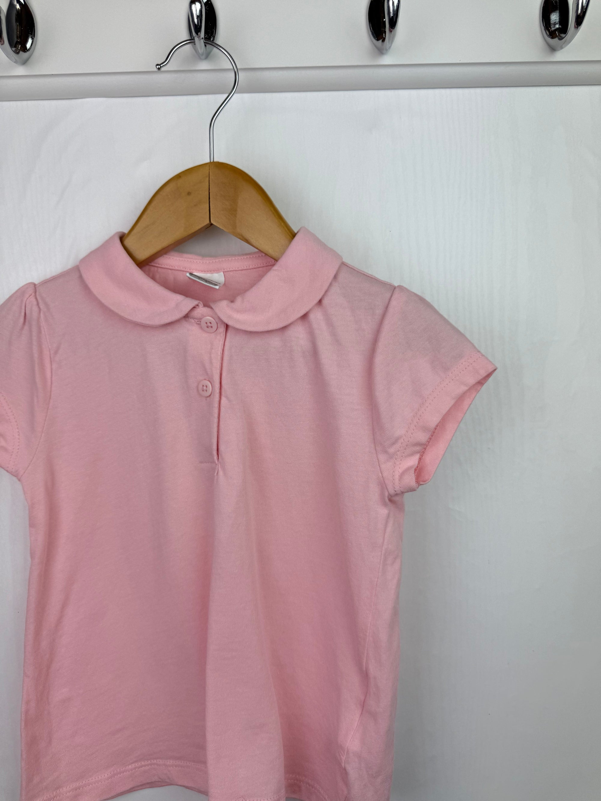 LC Waikiki Pink Short Sleeve Top - Girls 18 - 24 Months - Little Ones Preloved. Second Hand Children's & Preloved Baby, Kids, Girls & Boys Clothes. UK online