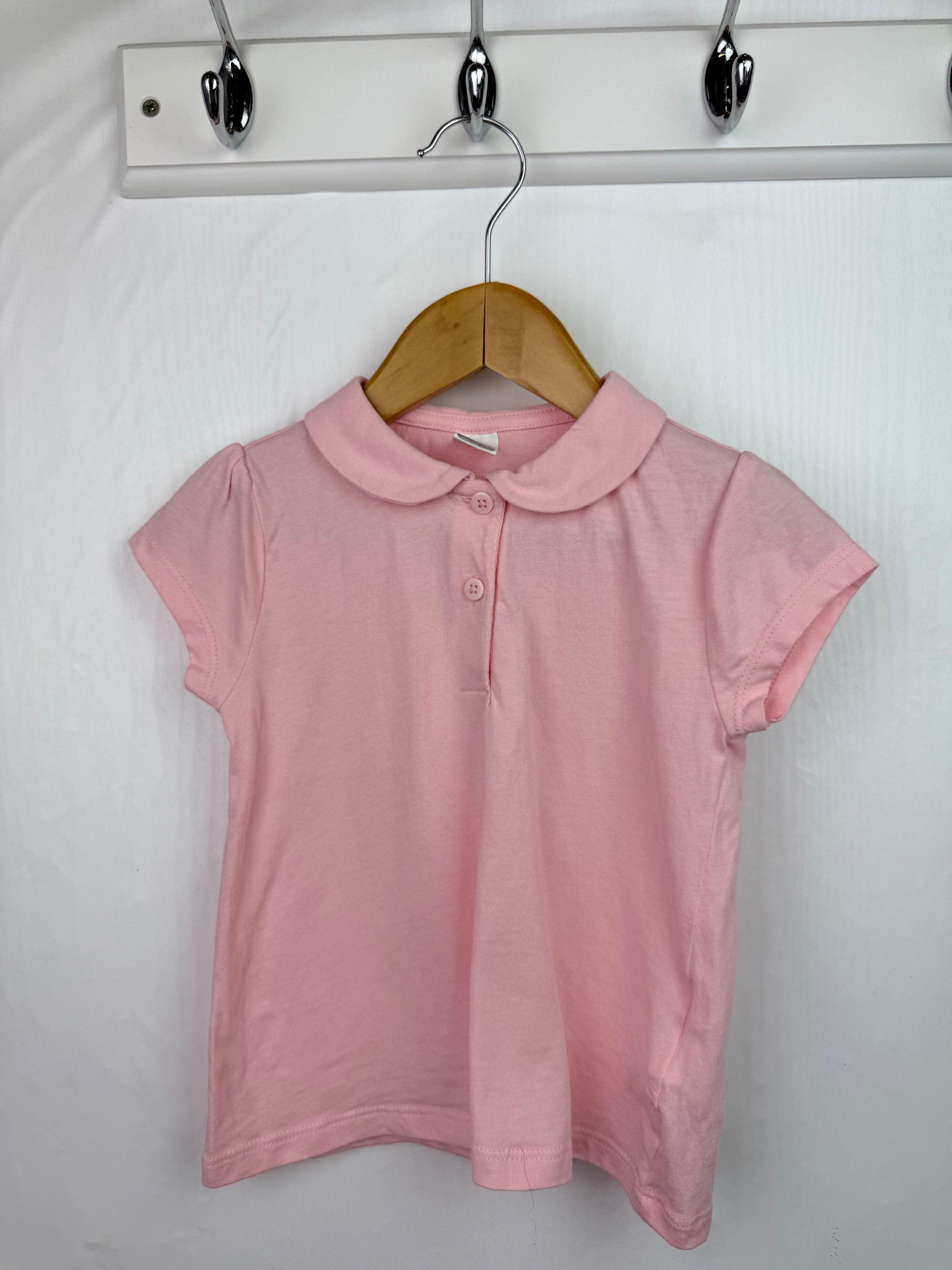 LC Waikiki Pink Short Sleeve Top - Girls 18 - 24 Months - Little Ones Preloved. Second Hand Children's & Preloved Baby, Kids, Girls & Boys Clothes. UK online
