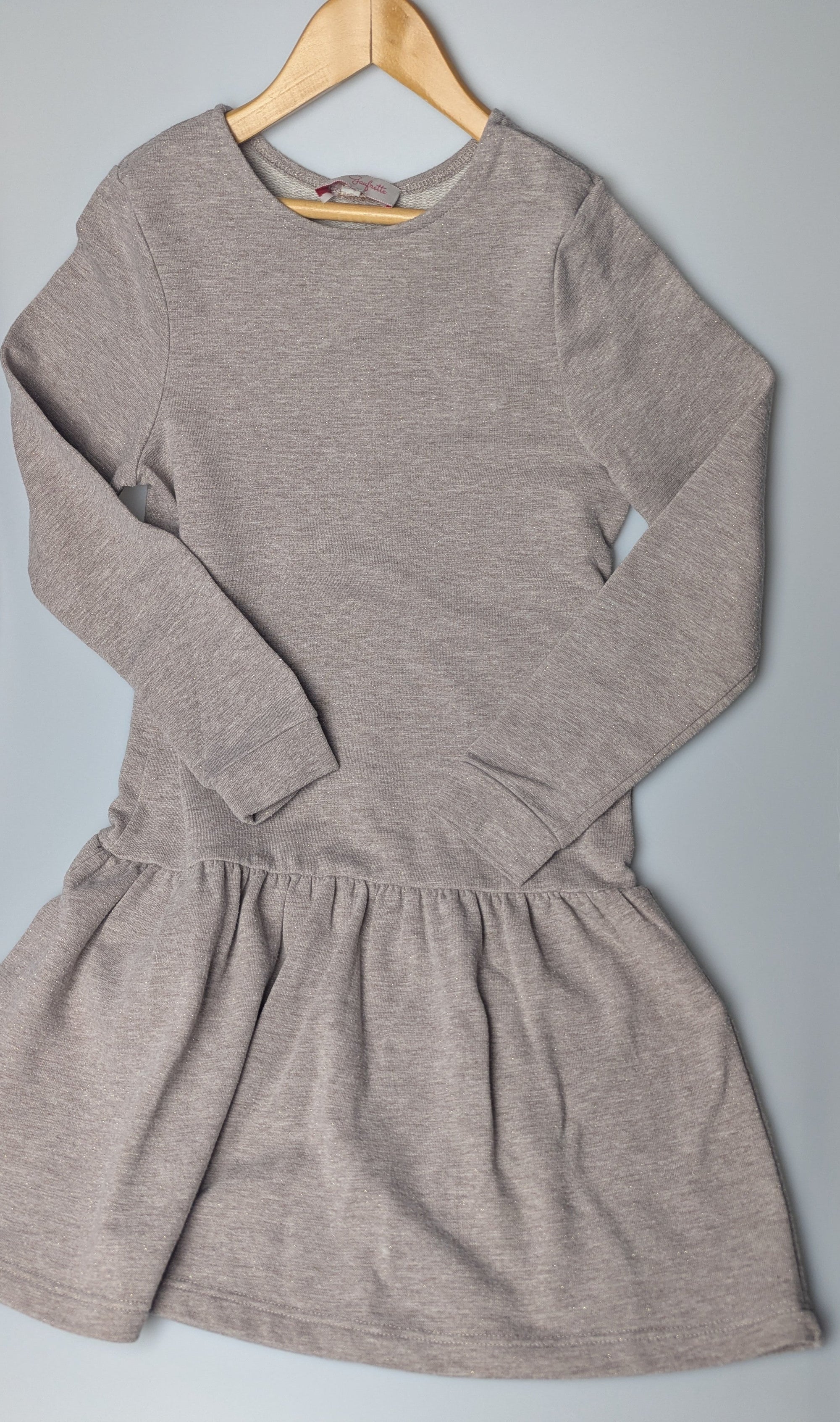 Lili Gaufrette Beige Sparkle Dress - Girls 10 Years - Little Ones Preloved. Second Hand Children's & Preloved Baby, Kids, Girls & Boys Clothes. UK online