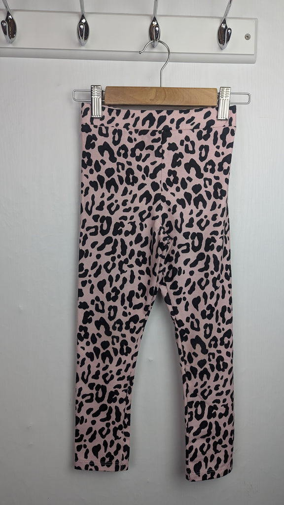 Lipsy London Pink Animal Print Leggings - Girls 5-6 Years Little Ones Preloved Used, Preloved, Preworn Baby, Girls & Boys Clothes. Kids & Children's second hand Clothing UK Online. Cheap affordable. Brands including Next, Joules, Nutmeg Morrisons, TU, F&F, H&M.