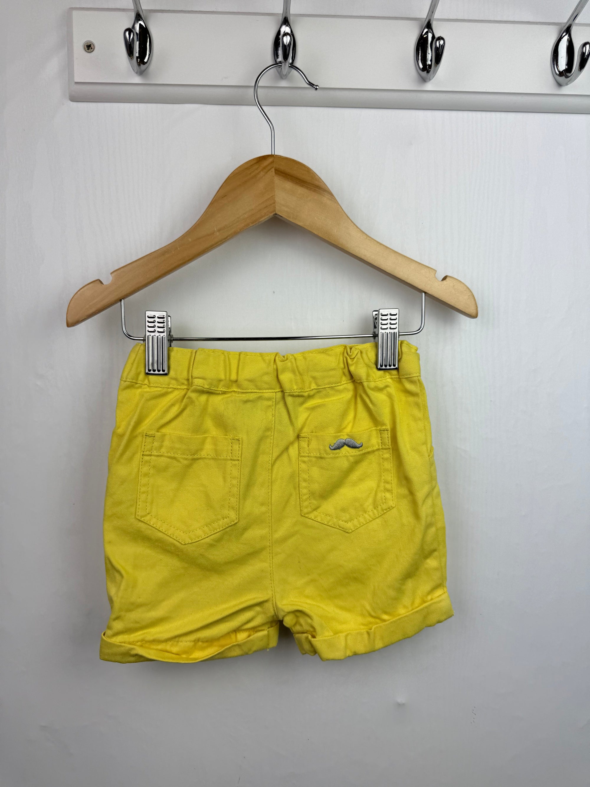 Little Gent Yellow Shorts - Boys 3 - 6 Months - Little Ones Preloved. Second Hand Children's & Preloved Baby, Kids, Girls & Boys Clothes. UK online