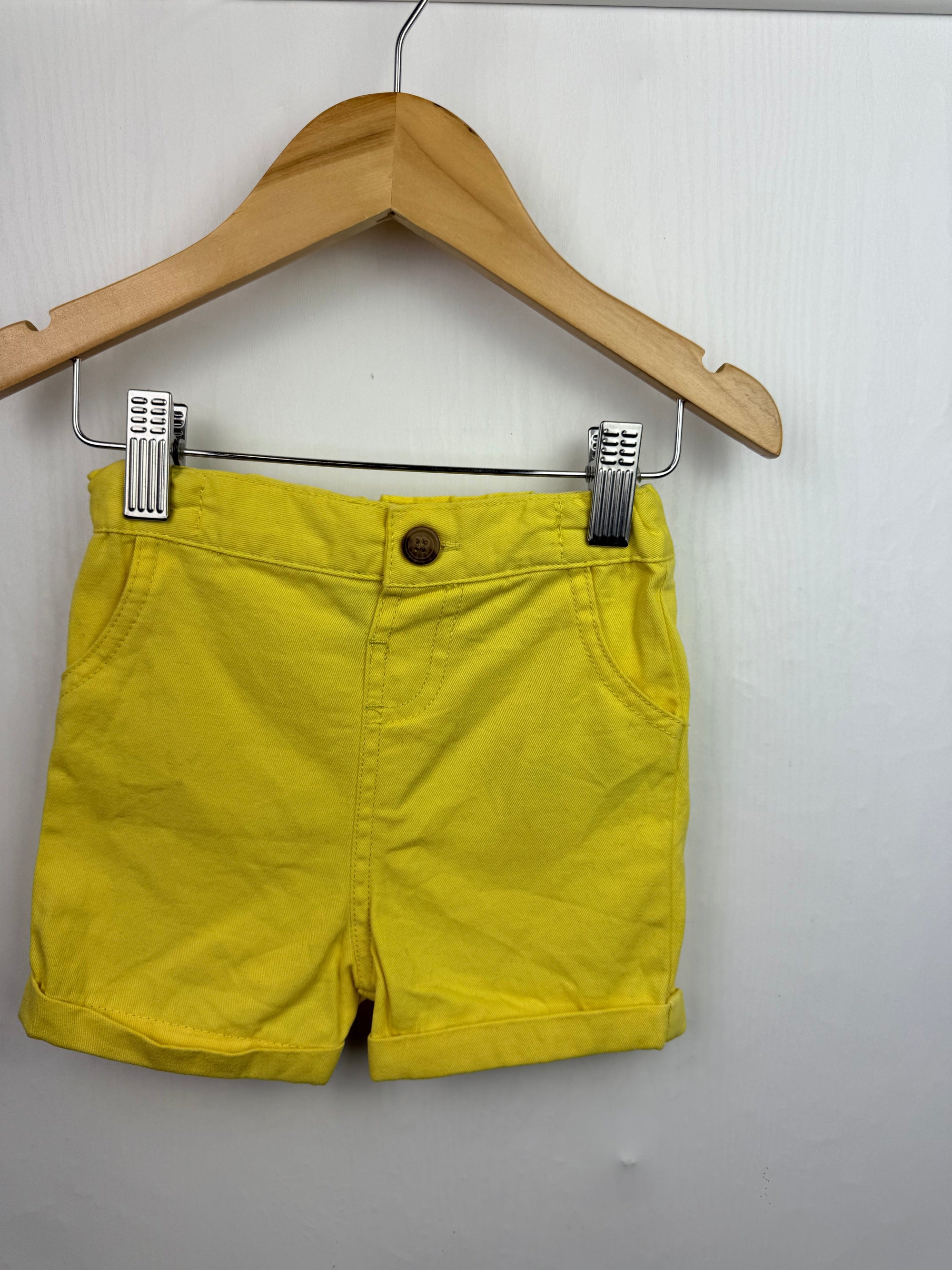 Little Gent Yellow Shorts - Boys 3 - 6 Months - Little Ones Preloved. Second Hand Children's & Preloved Baby, Kids, Girls & Boys Clothes. UK online