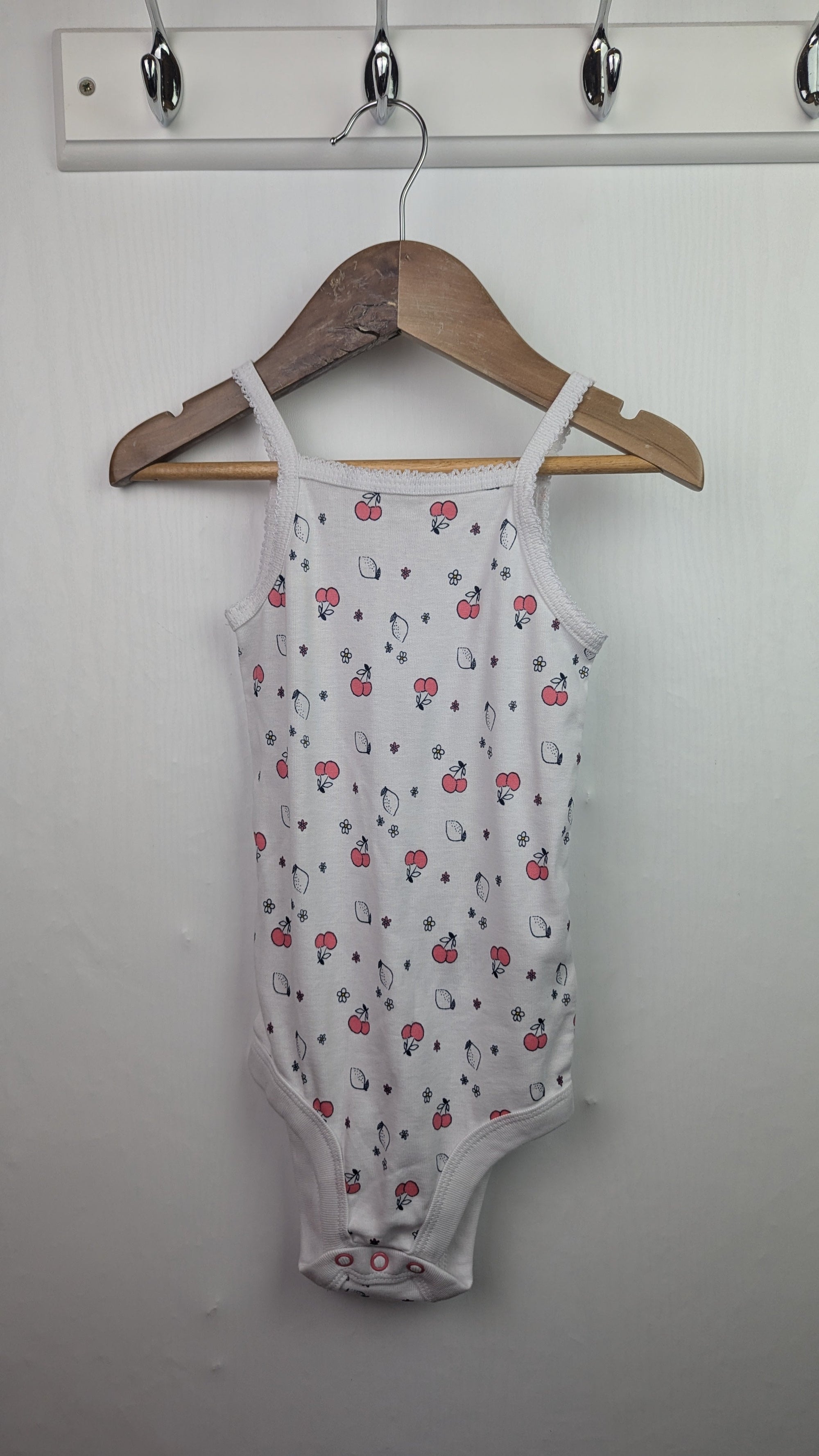 Lupilu Cherries & Lemon Bodysuit - Girls 12 - 24 Months - Little Ones Preloved. Second Hand Children's & Preloved Baby, Kids, Girls & Boys Clothes. UK online