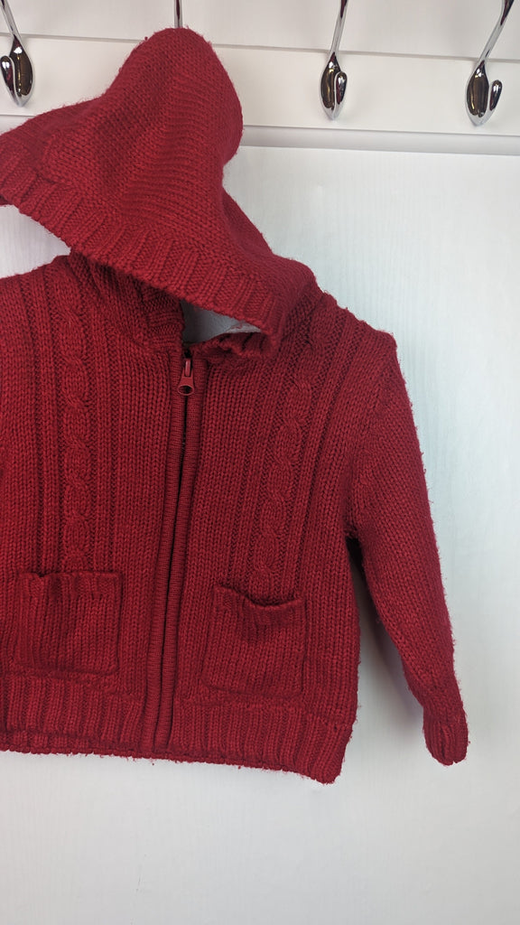 Lupilu Red Fleece Cardigan - Unisex 6-12 Months Lupilu Used, Preloved, Preworn & Second Hand Baby, Kids & Children's Clothing UK Online. Cheap affordable. Brands including Next, Joules, Nutmeg Morrisons, TU, F&F, H&M.