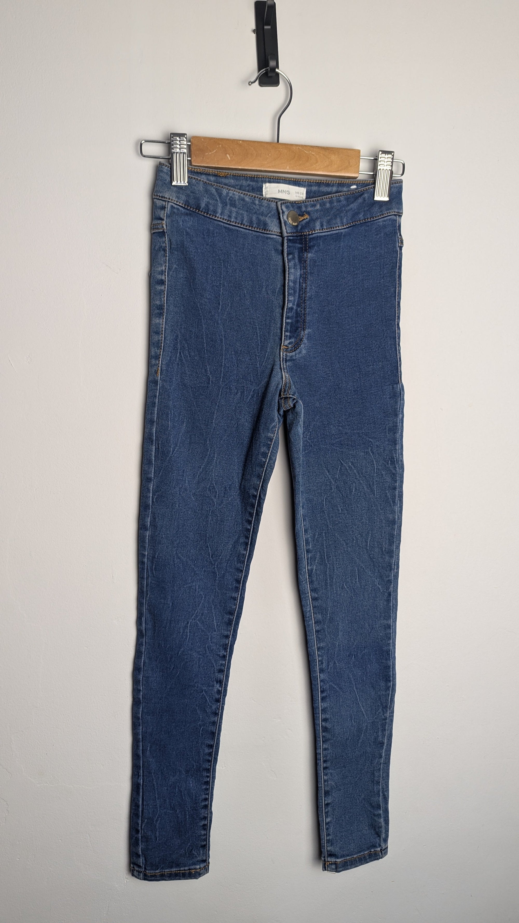 Mango Blue Skinny Jeans - Unisex 10 Years - Little Ones Preloved. Second Hand Children's & Preloved Baby, Kids, Girls & Boys Clothes. UK online