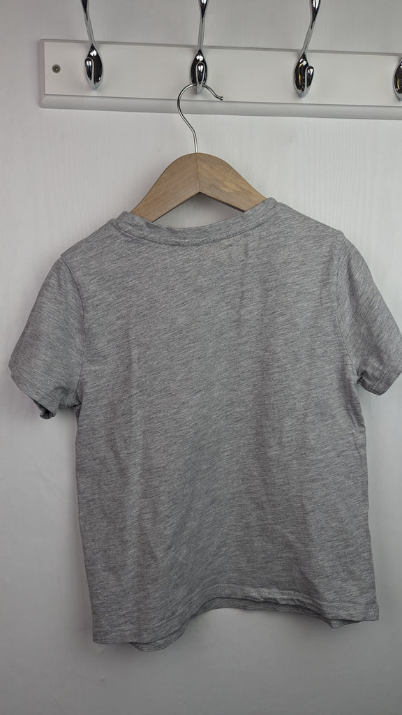 Mango Grey Fast Short Sleeve Top - Boys 8 Years Mango Used, Preloved, Preworn & Second Hand Baby, Kids & Children's Clothing UK Online. Cheap affordable. Brands including Next, Joules, Nutmeg Morrisons, TU, F&F, H&M.