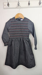 Martino Grey Ruched Dress - Girls 3 Years - Little Ones Preloved. Second Hand Children's & Preloved Baby, Kids, Girls & Boys Clothes. UK online