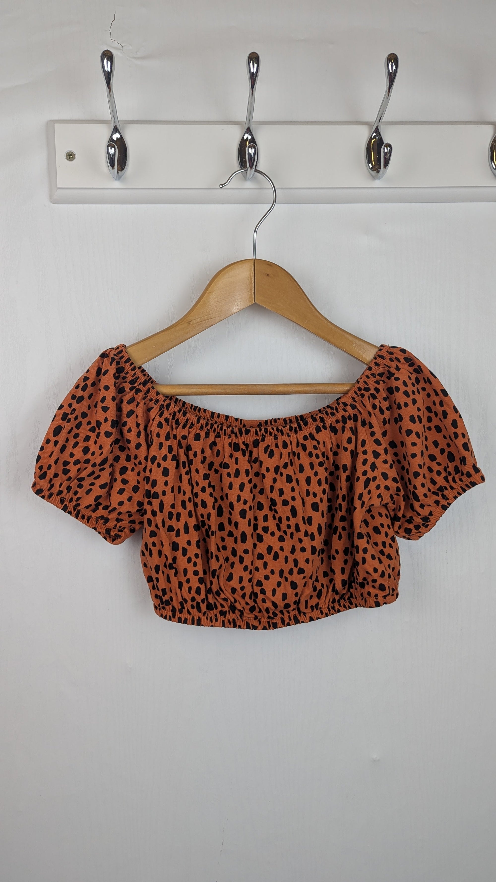 Matalan Animal Print Cropped Top - Girls 4 Years - Little Ones Preloved. Second Hand Children's & Preloved Baby, Kids, Girls & Boys Clothes. UK online