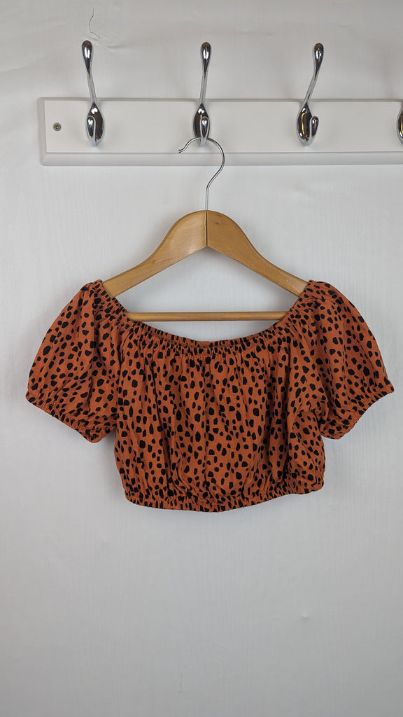 Matalan Animal Print Cropped Top - Girls 4 Years Little Ones Preloved Used, Preloved, Preworn & Second Hand Baby, Kids & Children's Clothing UK Online. Cheap affordable. Brands including Next, Joules, Nutmeg Morrisons, TU, F&F, H&M.