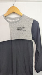 Matalan Black and White Long Sleeve Top - Boys 12 Years - Little Ones Preloved. Second Hand Children's & Preloved Baby, Kids, Girls & Boys Clothes. UK online