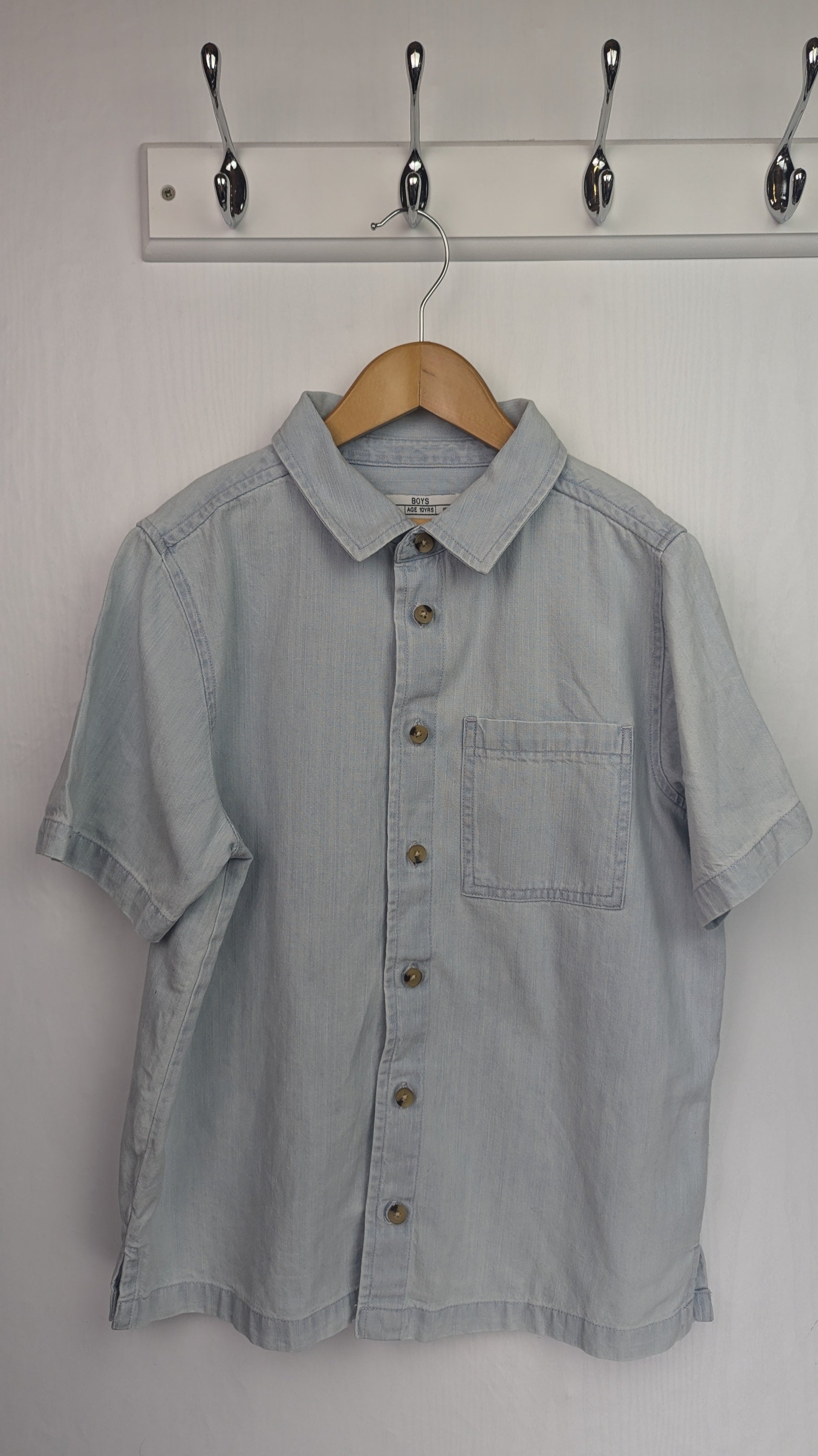 Matalan Blue Denim Shirt - Boys 10 Years - Little Ones Preloved. Second Hand Children's & Preloved Baby, Kids, Girls & Boys Clothes. UK online