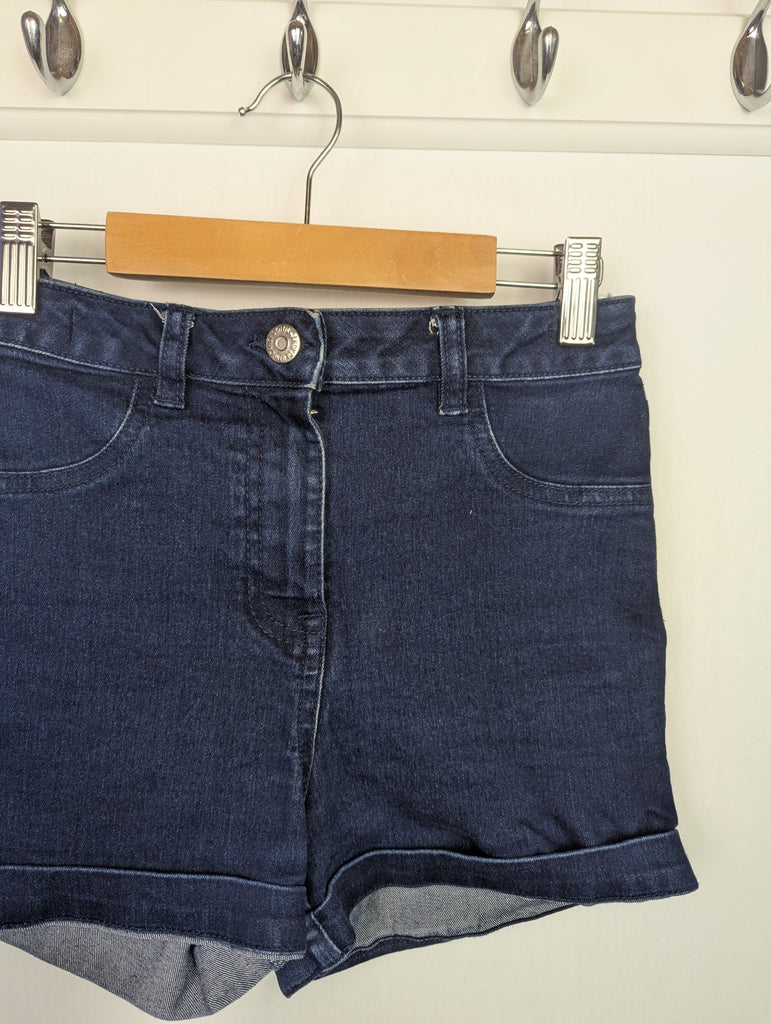 Matalan Blue Denim Shorts - Girls 11 Years Little Ones Preloved Used, Preloved, Preworn Baby, Girls & Boys Clothes. Kids & Children's second hand Clothing UK Online. Cheap affordable. Brands including Next, Joules, Nutmeg Morrisons, TU, F&F, H&M.