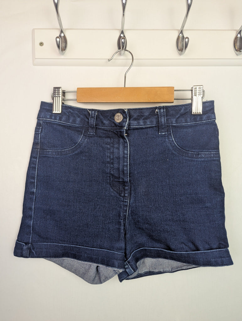 Matalan Blue Denim Shorts - Girls 11 Years Little Ones Preloved Used, Preloved, Preworn Baby, Girls & Boys Clothes. Kids & Children's second hand Clothing UK Online. Cheap affordable. Brands including Next, Joules, Nutmeg Morrisons, TU, F&F, H&M.