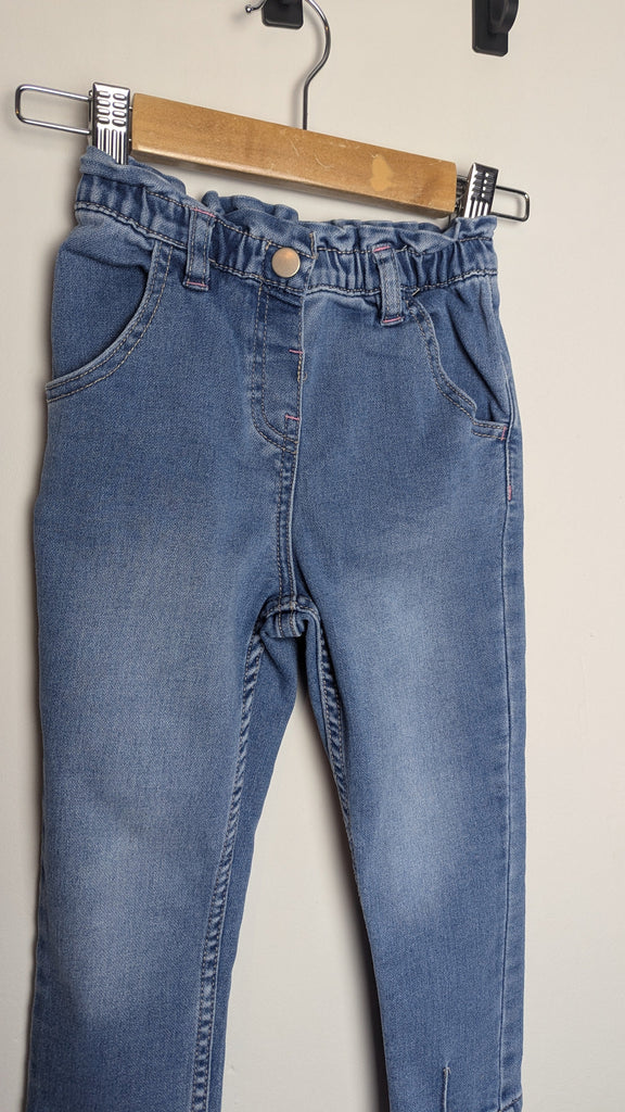 Matalan Blue Stretchy Jeans - Girls 2-3 Years Little Ones Preloved Used, Preloved, Preworn & Second Hand Baby, Kids & Children's Clothing UK Online. Cheap affordable. Brands including Next, Joules, Nutmeg Morrisons, TU, F&F, H&M.