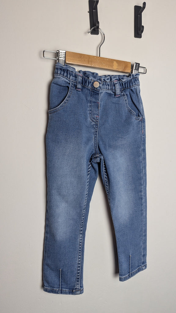 Matalan Blue Stretchy Jeans - Girls 2-3 Years Little Ones Preloved Used, Preloved, Preworn & Second Hand Baby, Kids & Children's Clothing UK Online. Cheap affordable. Brands including Next, Joules, Nutmeg Morrisons, TU, F&F, H&M.