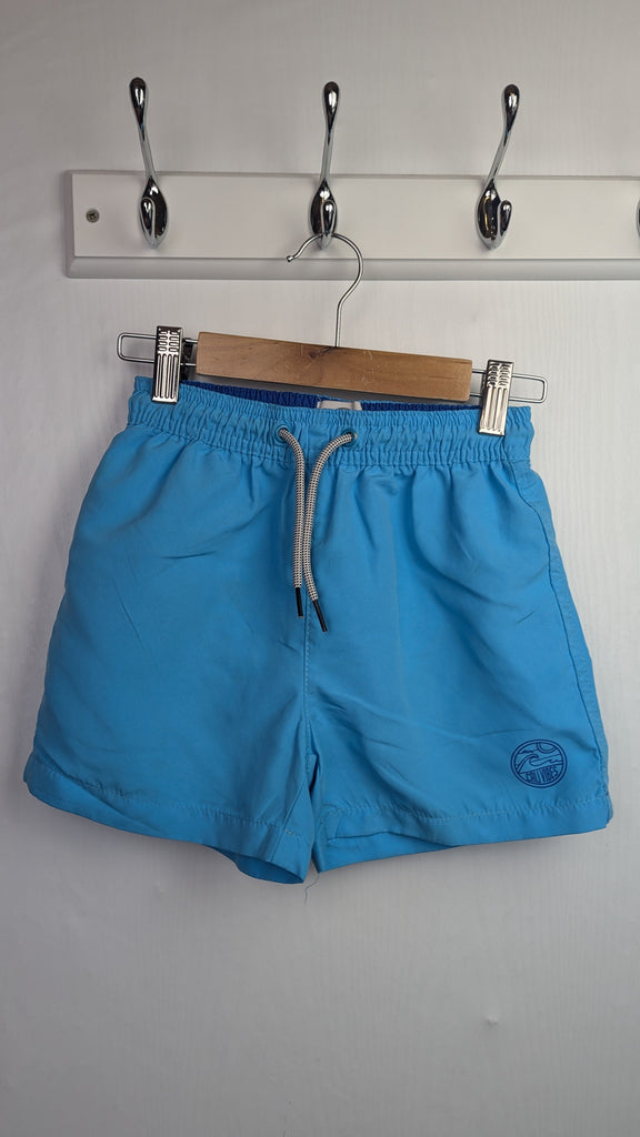 Matalan Blue Swimming Shorts - Boys 4-5 Years Little Ones Preloved Used, Preloved, Preworn Baby, Girls & Boys Clothes. Kids & Children's second hand Clothing UK Online. Cheap affordable. Brands including Next, Joules, Nutmeg Morrisons, TU, F&F, H&M.