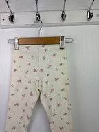 Matalan Cream Floral Leggings - Girls 2 - 3 Years - Little Ones Preloved. Second Hand Children's & Preloved Baby, Kids, Girls & Boys Clothes. UK online