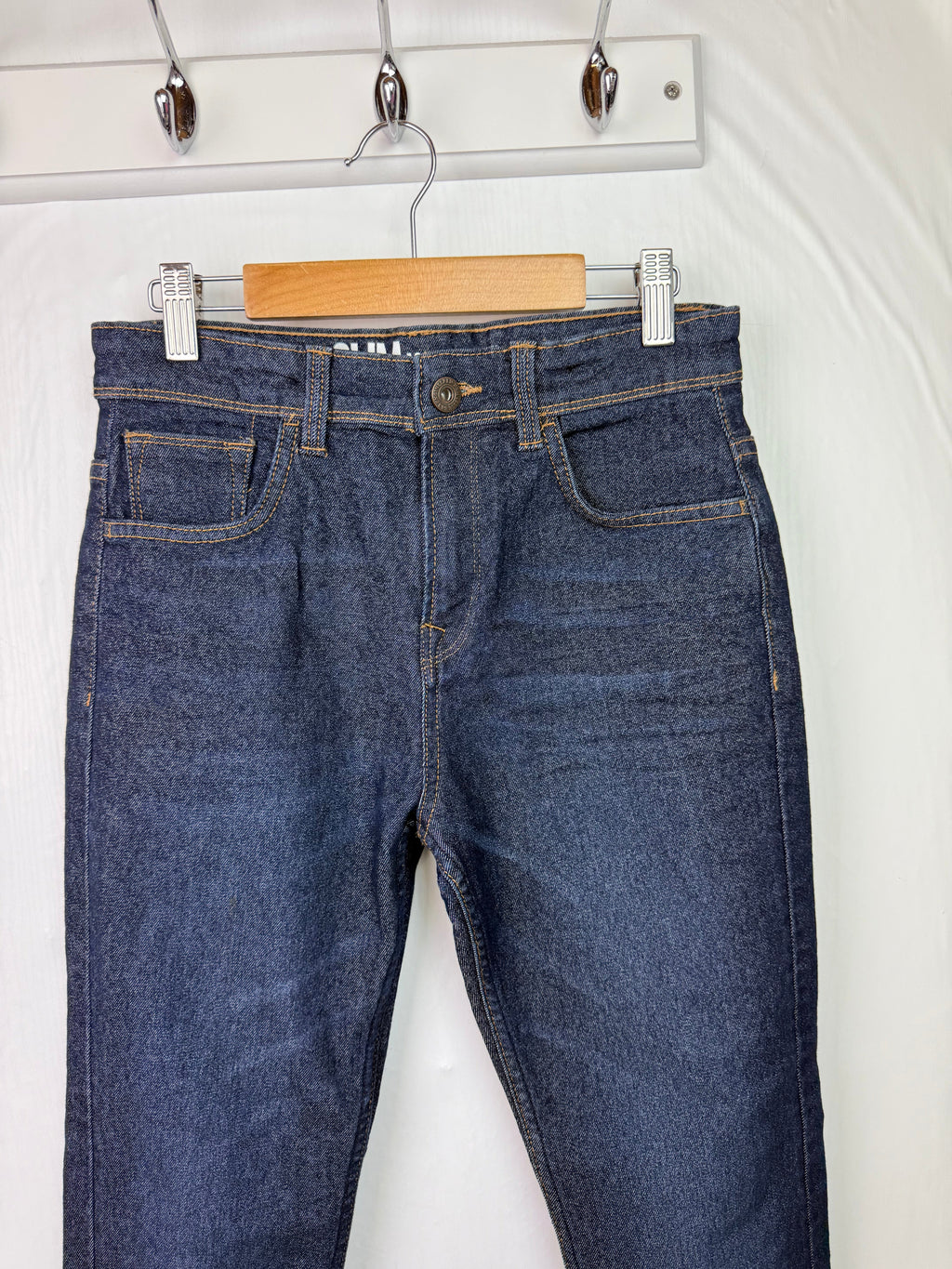 Matalan Dark Blue Jeans - Boys 11 Years - Little Ones Preloved. Second Hand Children's & Preloved Baby, Kids, Girls & Boys Clothes. UK online