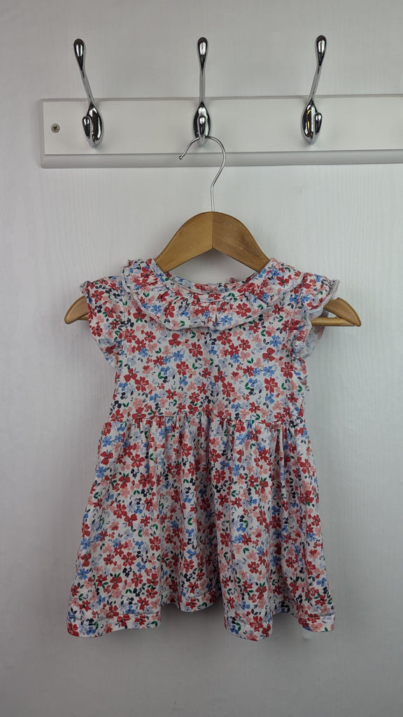 Matalan Floral Sleeveless Dress - Girls 3-6 Months Little Ones Preloved Used, Preloved, Preworn & Second Hand Baby, Kids & Children's Clothing UK Online. Cheap affordable. Brands including Next, Joules, Nutmeg Morrisons, TU, F&F, H&M.