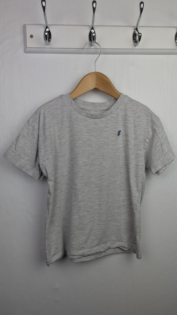 Matalan Grey Short Sleeve Top - Boys 3-4 Years Little Ones Preloved Used, Preloved, Preworn & Second Hand Baby, Kids & Children's Clothing UK Online. Cheap affordable. Brands including Next, Joules, Nutmeg Morrisons, TU, F&F, H&M.