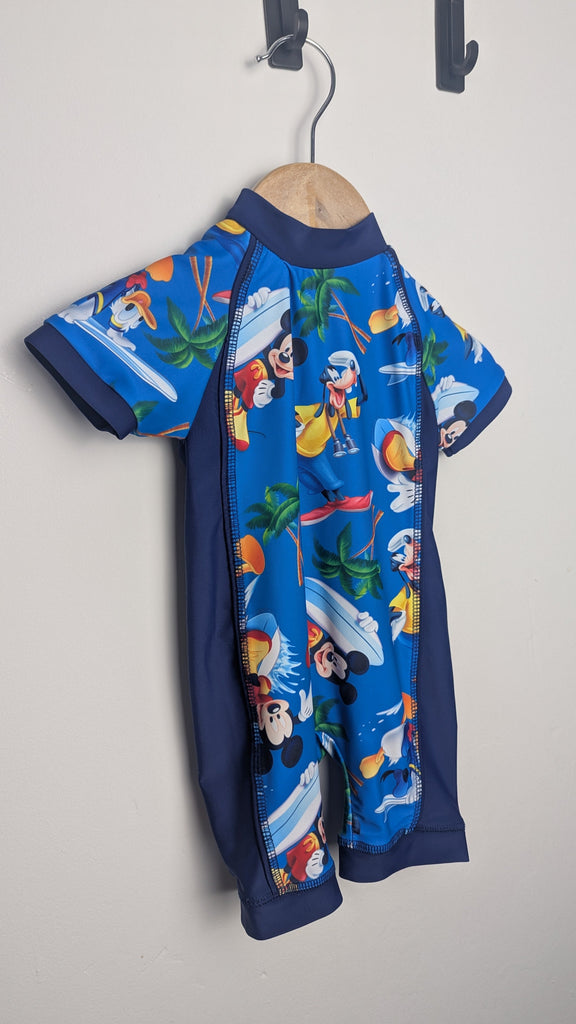 Matalan Mickey Mouse Swimsuit - Boys 3-6 Months Little Ones Preloved Used, Preloved, Preworn Baby, Girls & Boys Clothes. Kids & Children's second hand Clothing UK Online. Cheap affordable. Brands including Next, Joules, Nutmeg Morrisons, TU, F&F, H&M.