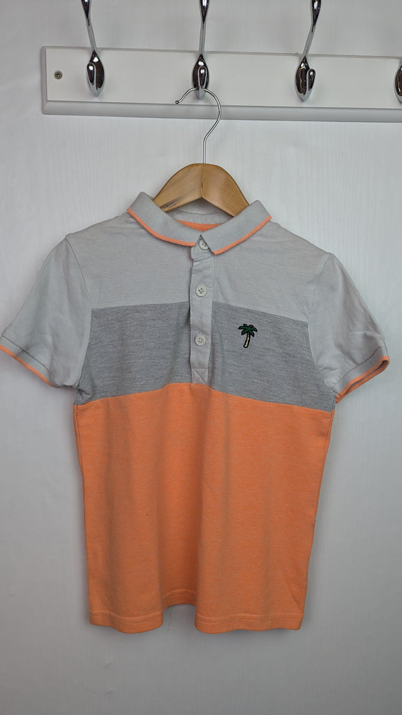 Matalan Orange Polo Shirt - Boys 6 Years Little Ones Preloved Used, Preloved, Preworn & Second Hand Baby, Kids & Children's Clothing UK Online. Cheap affordable. Brands including Next, Joules, Nutmeg Morrisons, TU, F&F, H&M.