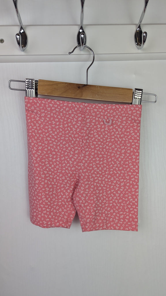 Matalan Pink Floral Cycle Shorts - Girls 9-12 Months Little Ones Preloved Used, Preloved, Preworn & Second Hand Baby, Kids & Children's Clothing UK Online. Cheap affordable. Brands including Next, Joules, Nutmeg Morrisons, TU, F&F, H&M.