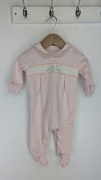 Matalan Pink Rabbit Sleepsuit - Girls 3 - 6 Months - Little Ones Preloved. Second Hand Children's & Preloved Baby, Kids, Girls & Boys Clothes. UK online