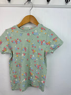 Matalan Ribbed Floral Short Sleeve Top - Girls 2 - 3 Years - Little Ones Preloved. Second Hand Children's & Preloved Baby, Kids, Girls & Boys Clothes. UK online