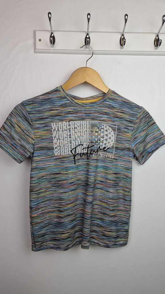 Matalan World Wide Future Top - Boys 8 Years Little Ones Preloved Used, Preloved, Preworn Baby, Girls & Boys Clothes. Kids & Children's second hand Clothing UK Online. Cheap affordable. Brands including Next, Joules, Nutmeg Morrisons, TU, F&F, H&M.