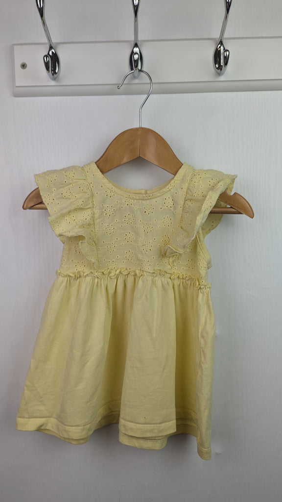 Matalan Yellow Sleeveless Dress - Girls 3-6 Months Little Ones Preloved Used, Preloved, Preworn & Second Hand Baby, Kids & Children's Clothing UK Online. Cheap affordable. Brands including Next, Joules, Nutmeg Morrisons, TU, F&F, H&M.