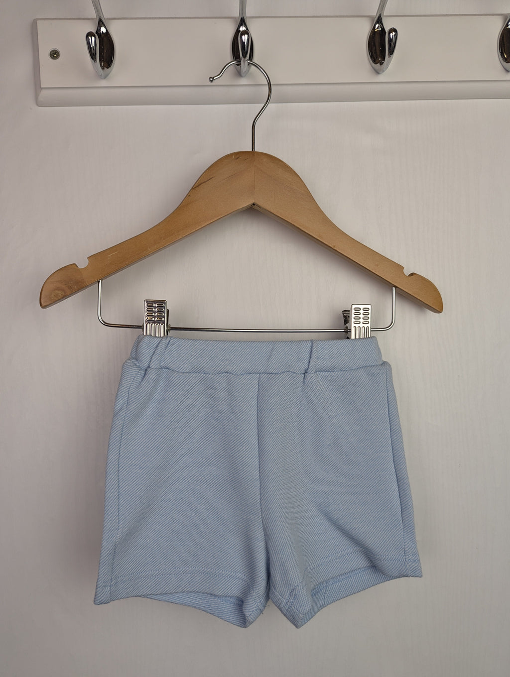 Mayoral Blue Stretchy Shorts - Boys 6 - 9 Months - Little Ones Preloved. Second Hand Children's & Preloved Baby, Kids, Girls & Boys Clothes. UK online