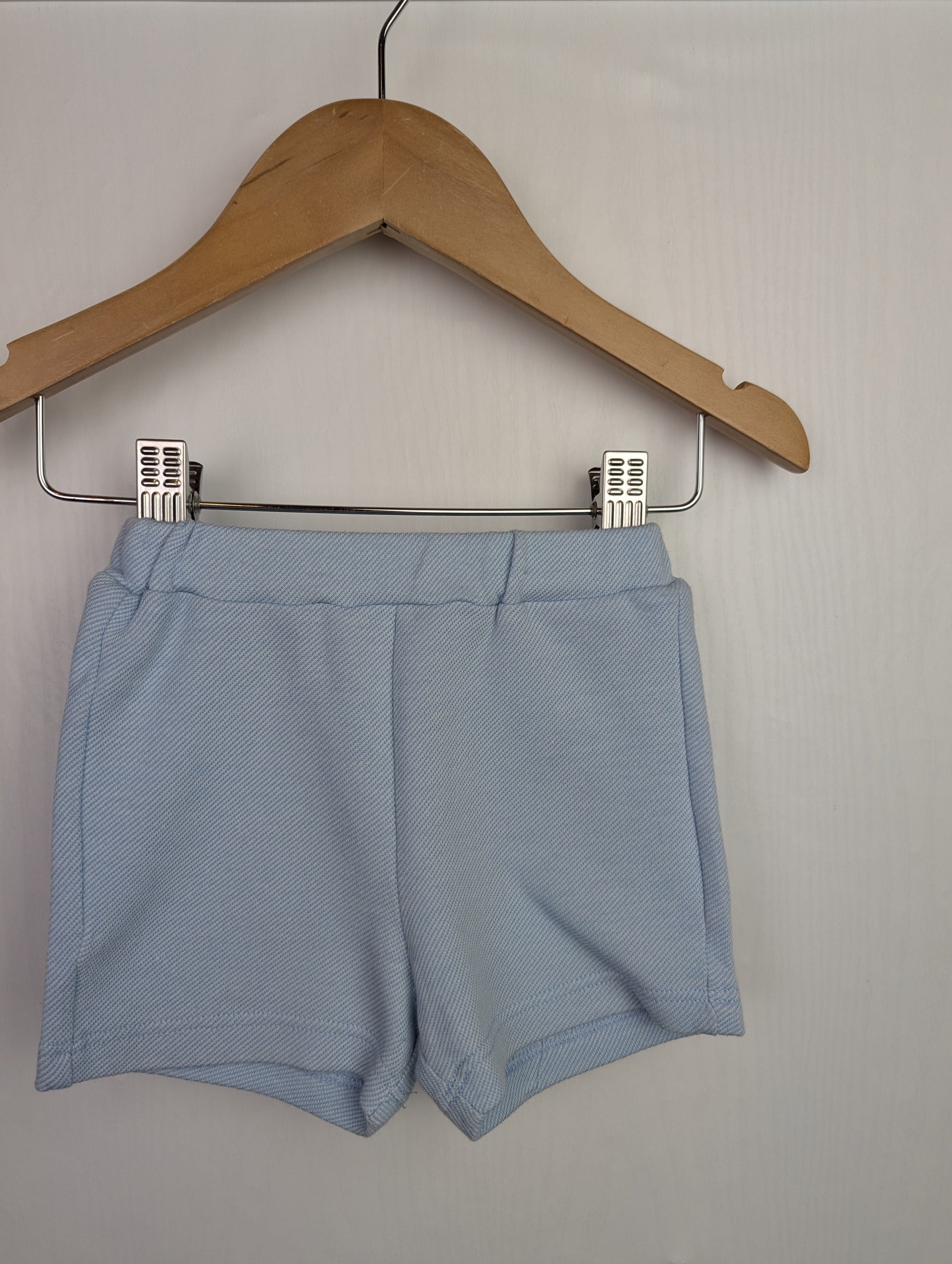 Mayoral Blue Stretchy Shorts - Boys 6 - 9 Months - Little Ones Preloved. Second Hand Children's & Preloved Baby, Kids, Girls & Boys Clothes. UK online