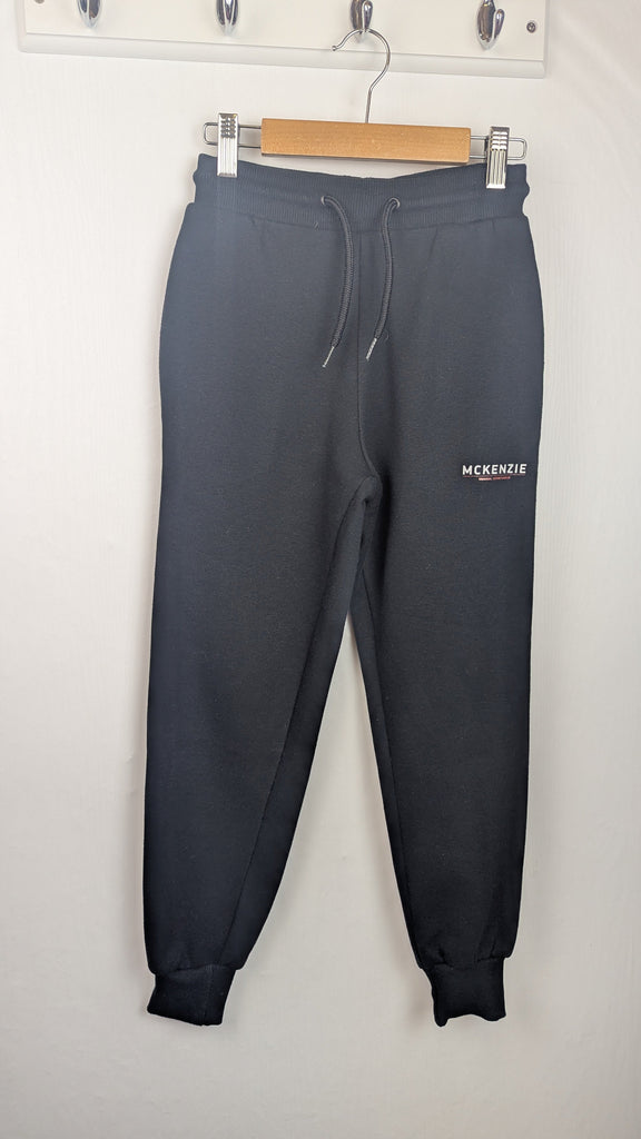 Mckenzie Black Jogging Bottoms - Boys 8-10 Years Little Ones Preloved Used, Preloved, Preworn & Second Hand Baby, Kids & Children's Clothing UK Online. Cheap affordable. Brands including Next, Joules, Nutmeg Morrisons, TU, F&F, H&M.