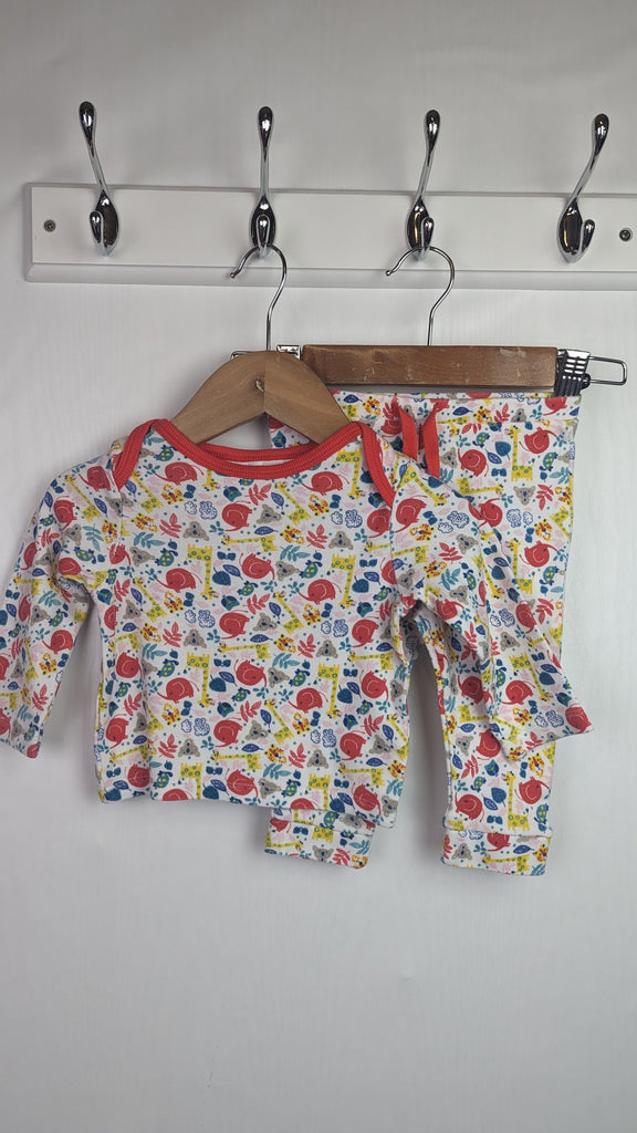 M&Co Animals Pajama Set - Girls 3-6 Months M&Co Used, Preloved, Preworn & Second Hand Baby, Kids & Children's Clothing UK Online. Cheap affordable. Brands including Next, Joules, Nutmeg Morrisons, TU, F&F, H&M.