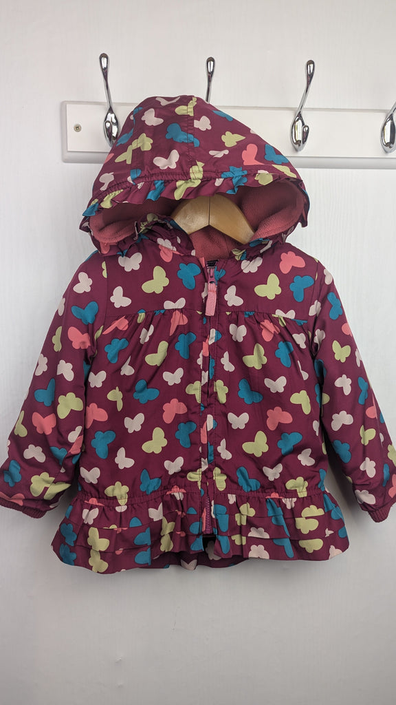 M&Co Butterfly Padded Coat - Girls 18-24 Months M&Co Used, Preloved, Preworn & Second Hand Baby, Kids & Children's Clothing UK Online. Cheap affordable. Brands including Next, Joules, Nutmeg Morrisons, TU, F&F, H&M.