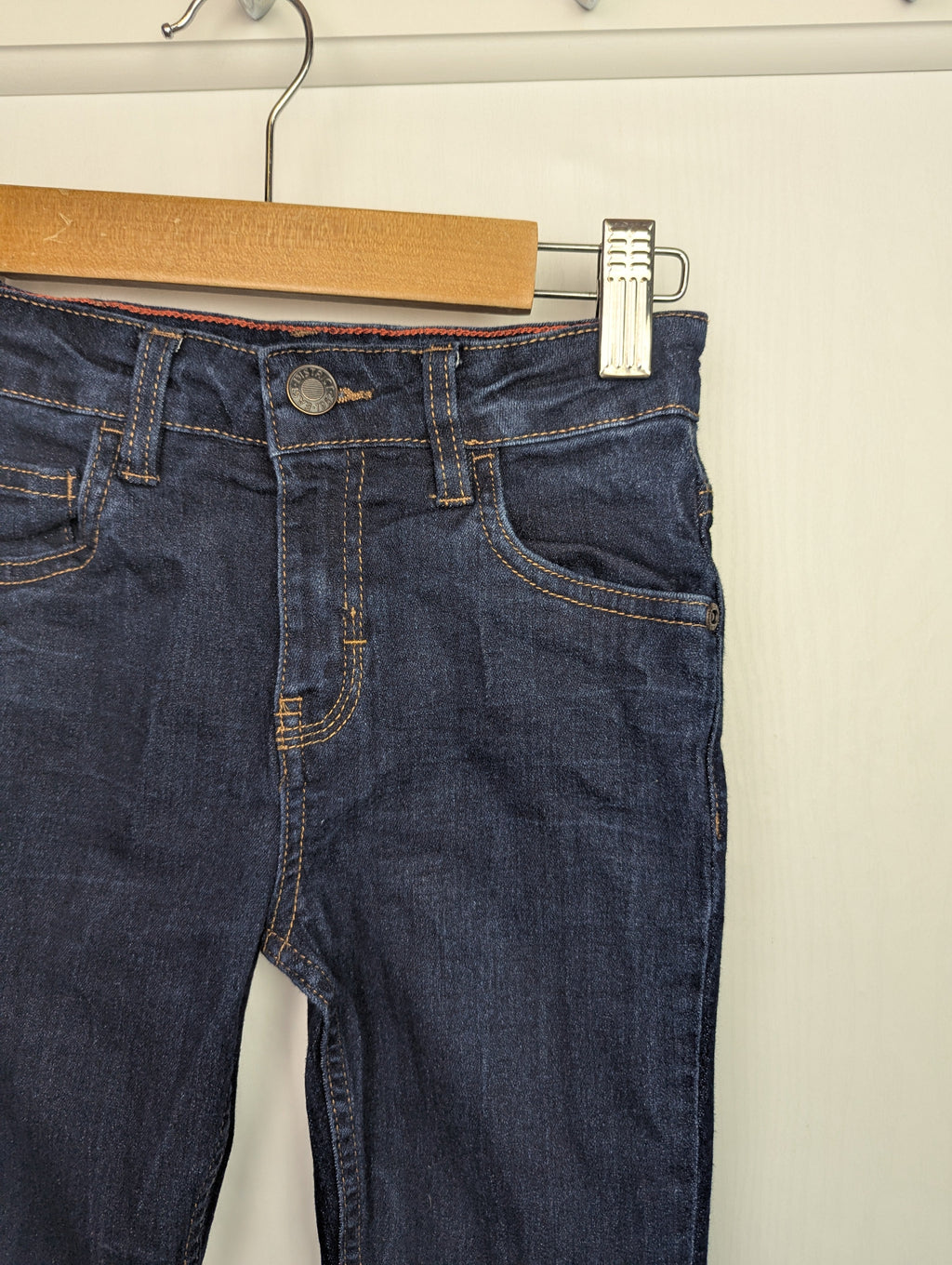 M&Co Dark Blue Jeans - Boys 7 - 8 Years - Little Ones Preloved. Second Hand Children's & Preloved Baby, Kids, Girls & Boys Clothes. UK online