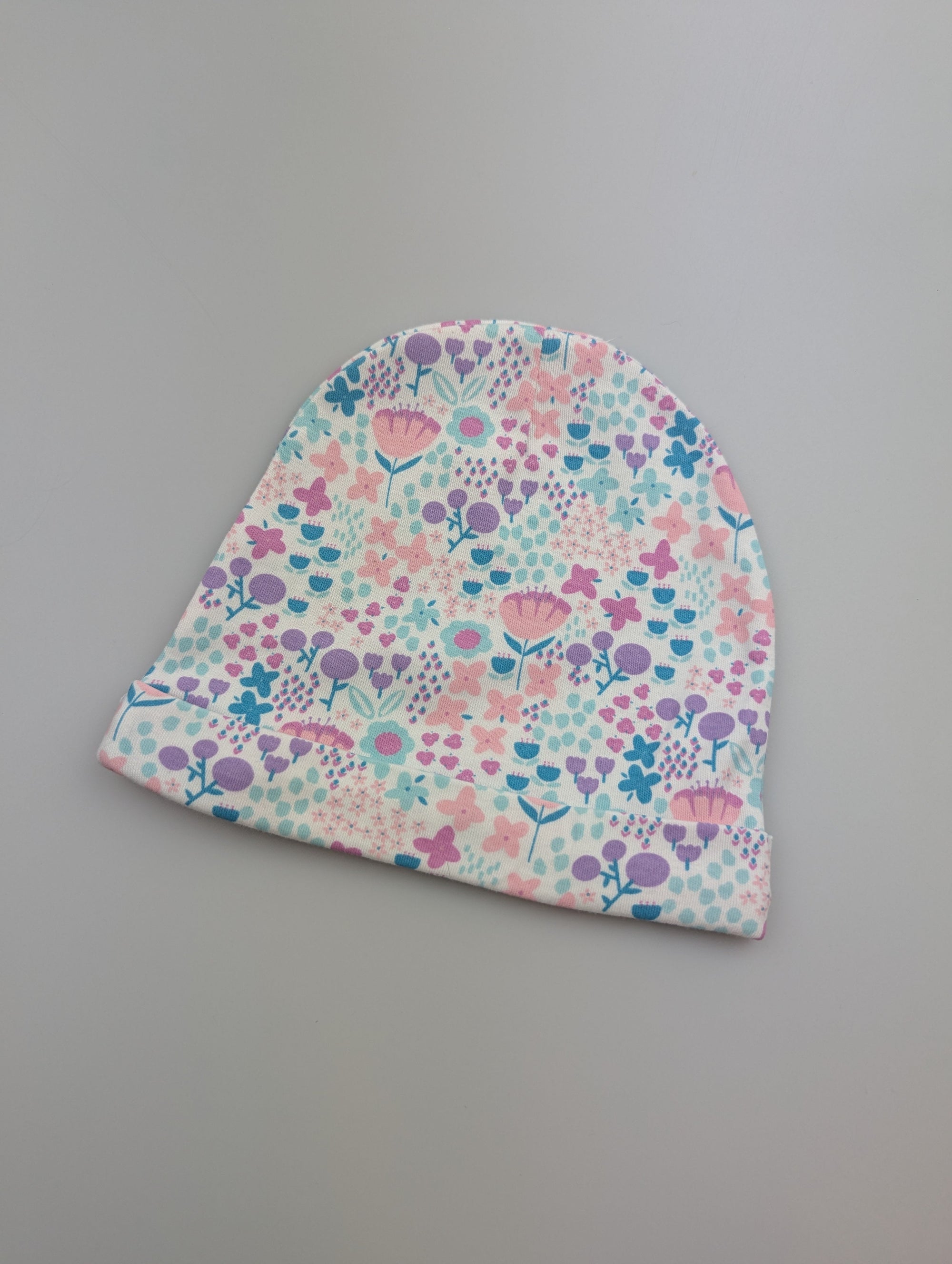 M&Co Floral Baby Hat - Girls 9 - 12 Months - Little Ones Preloved. Second Hand Children's & Preloved Baby, Kids, Girls & Boys Clothes. UK online